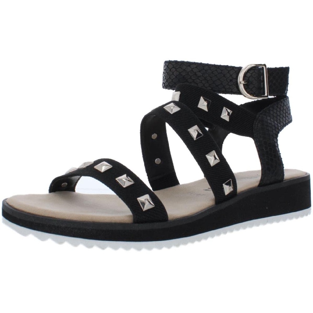 Anne Klein iFlex Marcelina Studded Black Sandals